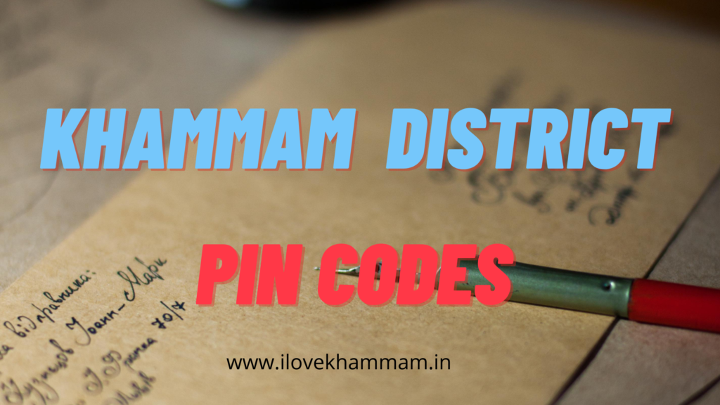 Khammam District Pin Code